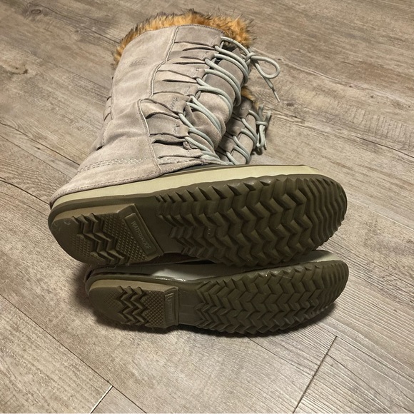 Sorel Cate Of Alexandria Leather Weave Fur Lined Winter Boot - Picture 11 of 12